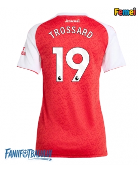 Arsenal Leandro Trossard #19 Tricou Fotbal Replică 2025-26 Femei Acasa